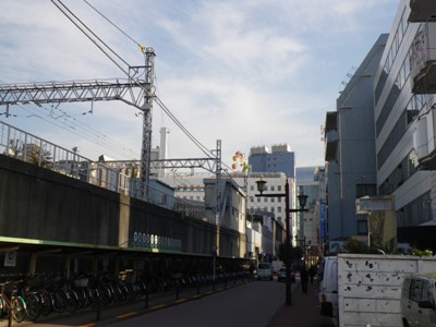 多摩川線 線路沿いに東進